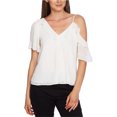 thumbnail image 1 of 1. STATE Blusa sin mangas con volantes para mujer, blanquecino, extra pequeña 1.STATE Pull-over, 1 of 1