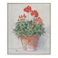 thumbnail image 2 of Melrose Framed Potted Geranium Print Wall Decor, Rustic, Plastic, 2 of 4