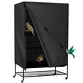 thumbnail image 1 of Bird Cage Birdcage Cubierta Impermeable de Tela Oxford Cubierta de Jaula para Mascotas Cubierta Ajustable Cubierta de Jaula de Loros Grande Cubierta de Noche de Pájaro Seguro para Periquito Loro Cockatiel Más Pinzones, 1 of 8