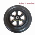 thumbnail image 2 of 12 Inches Wheelchair Wheel 12 1 / 2x2 1 / 4 Pu Tire Inflation Free Wheel Manual Wheelchair Rear Wheel, 2 of 5