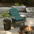 thumbnail image 3 of ARDEN Outdoor Plush Modern Tufted Rocking Chair Cushion, Set of 2, 20 x 18, Water Repellent, Fade Resistant, Cushions for Adirondack and Rocking Chairs 20 x 18, Peacock Blue Green Texture, 3 of 8