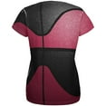 thumbnail image 2 of Championship Basketball Red and Black All Over Womens T Shirt Multi MD, 2 of 2
