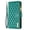 Green, variant on SaniMore for iPhone 14 Pro Max PU Leather Case, Magnetic Clasp Flip Zipper Wallet Cover with Card Slot & Adjustable Kickstand Wrist Strap Full Body Protective Shell for Women Girls, Black