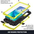 thumbnail image 4 of Galaxy S23 Case for Samsung S23 5G, Allytech Built-in Screen Protector 360° Full Body Heavy Duty Rugged Dropproof Anti-Scratch Shockproof Stand Case for Samsung Galaxy S23, Yellow, 4 of 8