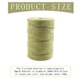 thumbnail image 4 of Jute Rope for Crafts Cozival 2Mm X 200M 3-Strand Colored Jute Rope, Natural Fiber Diy Craft String for Gift Wrapping, Gardening, and Decorative Projects (1 Roll), Natural Fiber String, H, 4 of 9