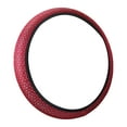 thumbnail image 2 of Xyer Steering Wheel Cushion Microfiber Perfect Decor Elastic Universal 38CM Car Steering Wheel Cover for Automobile Red One Size, 2 of 13