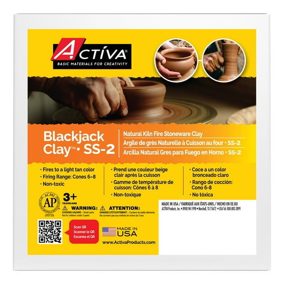 ACTÍVA Blackjack SS-2 Stoneware Clay, 5 lb