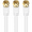 White, variant on Coaxial Cable 3-Pack RG6 Coax Dual Shielded with Weatherproof F Type Connector Indoor Outdoor for Satellite Dish Cable TV Antenna – 3 ft 6 ft 10 ft