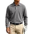 thumbnail image 3 of LWavelet Big and Tall Polo Shirts for Men Long Sleeve Collared Golf Shirt Casual Moisture Wicking Work Hiking Shirts, 3 of 5