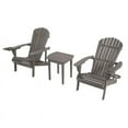 thumbnail image 4 of Earth Collection Adirondack Chair with phone and cup holder (2 Chairs and End table set) Sky Blue, 4 of 5
