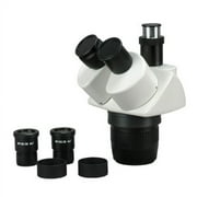 AmScope SW13TY Trinocular Stereo Microscope Head, WH10x Eyepieces, 10X/15X/30X/45X Magnification, 1X/3X Objective, Inclu