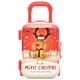 thumbnail image 4 of Mini caja de equipaje navideña, Papá Noel, muñeco de nieve, alce, elfo para decoración de casa de muñecas, 4 of 8