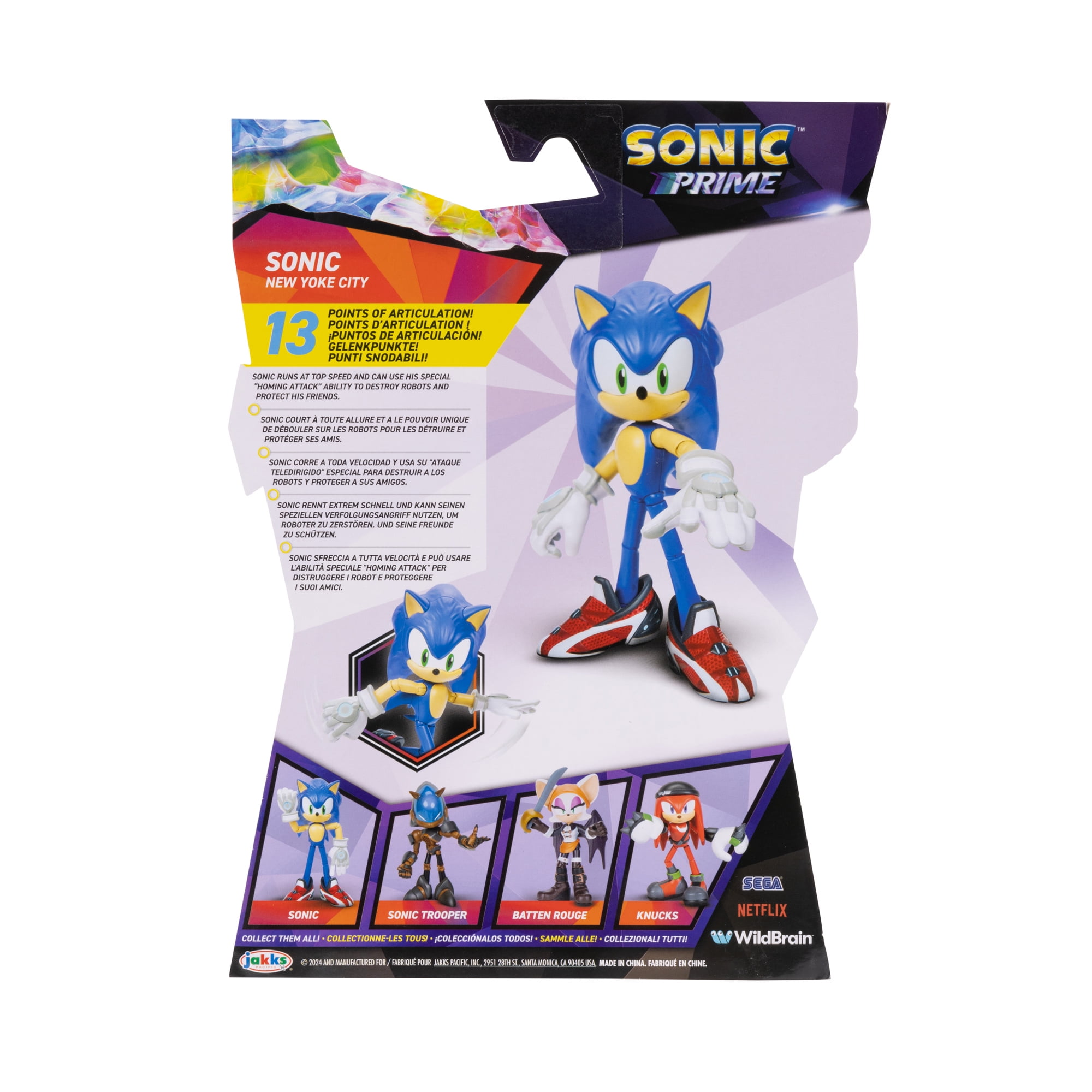 Sonic Prime Articulated Figure - New Yoke City Jordan | Ubuy
