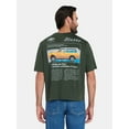 thumbnail image 3 of Chevy Blazer Men's and Big Men's Front Back Cropped Graphic Tee with Short Sleeves, Sizes S-2XL, 3 of 5