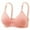 Red, variant on Herrnalise Women's Lace Edge Vertical Stripe Back Bra Padded Bra Wireless Lingerie For women