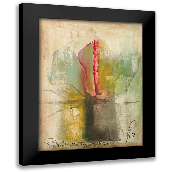 Leys, Gemma 12x14 Black Modern Framed Museum Art Print Titled - Me oigas I