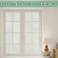 thumbnail image 5 of Frosted Glass Window Film,35.4x118.1 Inches Privacy Film Anti Uv, Frosted Window Privacy Film Non Adhesive, Window Film Privacy for Bathroom Home and Office, 29.5 x 78.7 Inches, 5 of 5