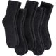 thumbnail image 1 of Xiao Hua Calcetines de felpa para mujer, cómodos, suaves y esponjosos, cálidos para el invierno (juego de 5 pares), color negro, 1 of 5