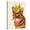 Canvas, variant on Art.com Ginger Cat with Crown Portrait Art Print by Fab Funky, 12" x 16"