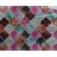 thumbnail image 4 of oneOone Georgette Viscose Fabric Textured Moroccan Geometric Decor Fabric Printed BTY 42 Inch Wide, 4 of 4