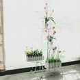 thumbnail image 1 of 4 Tier Garden Plant Stand & Flower Pot Holder Display Rack Indoor Outdoor Metal Organizer Rack, 1 of 8