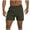 Army Green, variant on Summer Men Shorts Elastic Waist Solid Color Moisture-Wicking Straight Leg Cargo Shorts With Pocket Beach Fashion Outdoor Sport Athletic Gym Shorts Sweatpants S-XL