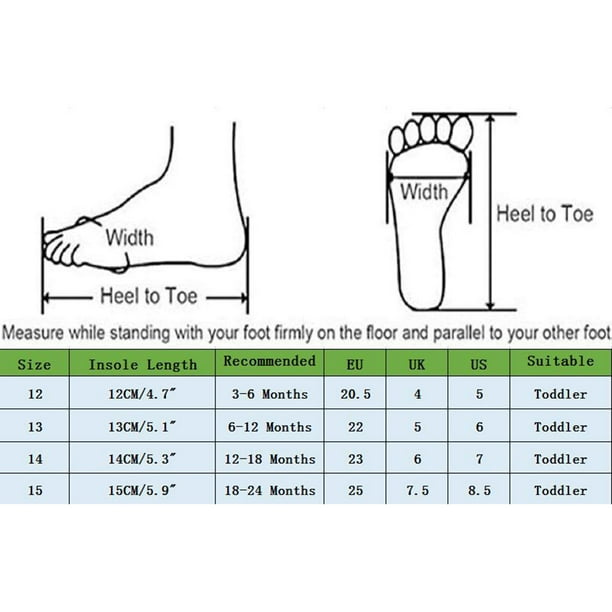 Shoe size for 5 month old cheap