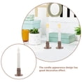 thumbnail image 3 of REOFLYUP 6Pcs Battery Operated White LED Pillar Candle Lights for Decorative Use, 3 of 6