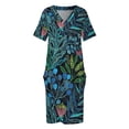 thumbnail image 4 of Vestido colgante de plantas y flores australianas para mujer, vestidos con bolsillos para eventos especiales., 4 of 7