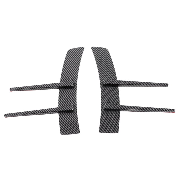 Separador lateral de parachoques par antienvejecimiento Universal autoadhesivo de fibra de carbono estilo aleta de parachoques delantero resistente al desgaste para la decoración Anggrek Otros