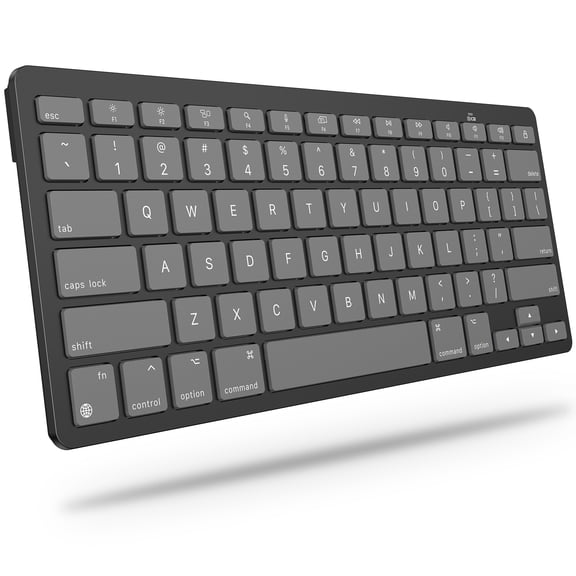 Bluetooth Keyboard for iPad, Compatible with iPad 11th/10th/9th/8th/7th Gen, iPad Pro/Air/Mini, iOS Devices, OMOTON, Gray