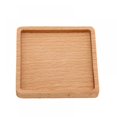 thumbnail image 1 of Beech Black Walnut Wood Coaster Retro Insulation Cup Mat Household Square  Coaster 1PC, 1 of 7