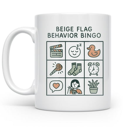Funny Dating Meme Design - Couples & Game Night - 11 oz Ceramic Coffee Mug