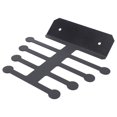 thumbnail image 4 of Wall-Mounted Iron Fitness Gear Organizer - Fishbone-Shaped Storage Rack for Resistance Bands, Jump Ropes, Weight Lifting Belts, Ankle Straps & More | Sturdy, Space-Saving, Anti-Slip Design for Home, 4 of 6