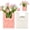 Multicolor, variant on HKJUNFEI Bow Vase Flower Vase Not Easy to Fade Bow Vase Desktop Decor Desktop Bow Bouquet Vase for Table Shelf Home Room Decoration