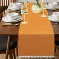 thumbnail image 3 of Fingercraft Table Runners, Cotton Dinner Table Centerpiece with Beautiful Premium Lace, Home and Dining Gold-72, 3 of 7