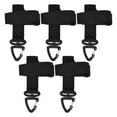 thumbnail image 3 of 5 Pcs/Ensemble Boucle de Suspension pour Gant Multi-Usage Réglable Crochet de Sécurité pour Gant en Nylon Noir, 3 of 5