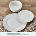 thumbnail image 4 of Pfaltzgraff Esmeralda 24 Piece Porcelain Dinnerware Set White, 4 of 9