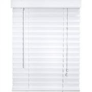 Better Homes and Gardens 2" Faux Wood Blinds 46 W x 64 L, White