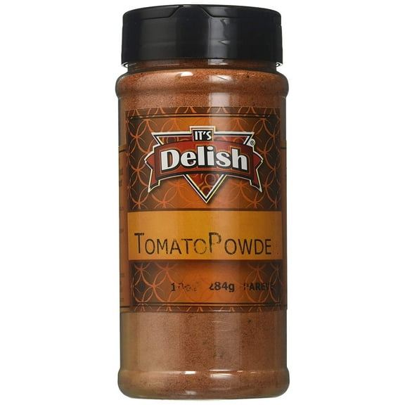 Gourmet Tomato Powder All Natural by It's Delish, 10 oz Medium Jar