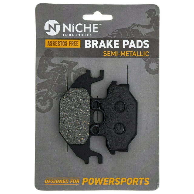 Niche Front Rear Brake Pad Set for Arctic Cat Prowler 500 Semi-Metallic UTV 519-KPA2253D