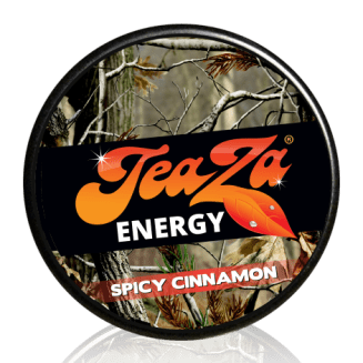 TeaZa - Spicy Cinnamon Camo Puck - Smokeless Tobacco Alternative  - Energy Pouches  3 (Best Smokeless Tobacco Substitute)