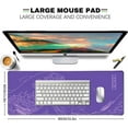 thumbnail image 6 of Great Wave XXL Gaming Mouse Pad, Purple Minimalist Japanese Desk Mat, Cute Gamer Aesthetic Mousepad, Extended Mousepad, Non-Slip Rubber Base Lilac Desk Pad for Office- 31.5 X 11.8 Inch, 6 of 7