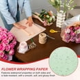 thumbnail image 4 of Uxcell Gift Bouquet Wrapping Paper, Waterproof Flower Wrapping Paper for Wedding DIY Packaging Craft Green, 4 of 7