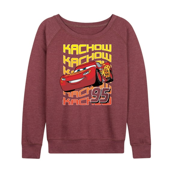 Disney's Cars - KACHOW 95 - Women's Lightweight French Terry Long Sleeve Shirt