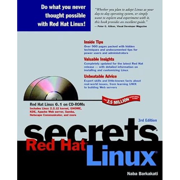 Pre-Owned Red Hat Linux Secrets, 9780764546396, 0764546392, Paperback, 3rd edition