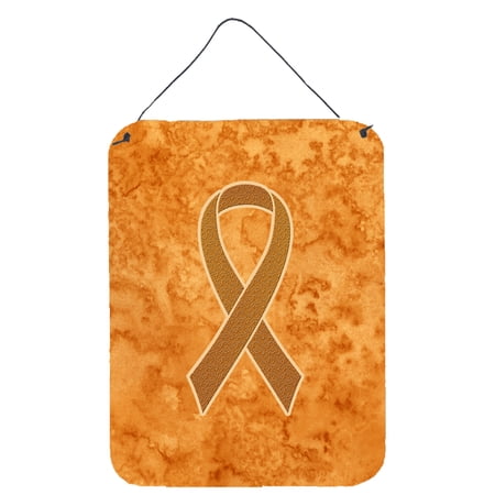 Orange Ribbon for Leukemia Awareness Wall or Door Hanging Prints