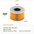 thumbnail image 3 of Fuel Filter , Original Standard Aluminium+Paper Large Filtration Area Oil Filter  Replacement for TRX400 TRX500 TRX650 TRX680 for Motorcycle, 3 of 8