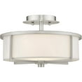 thumbnail image 4 of 2 Light Brushed Nickel Ceiling Light fixture with Steel base material, 4 of 5