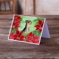 thumbnail image 2 of Miniature Pinscher #2 Poinsettas Greeting Cards and Envelopes Pack of 8, 2 of 2
